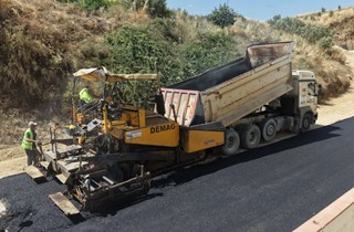 Başkan Deviren Asfalt Çalışmalarını İnceledi